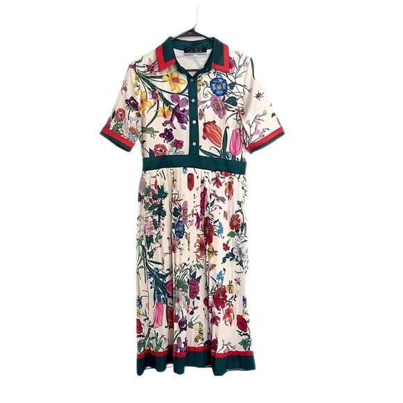 Dalia Dresses & Skirts - Dalia MacPhee Floral Pleated Midi Dress – Size M